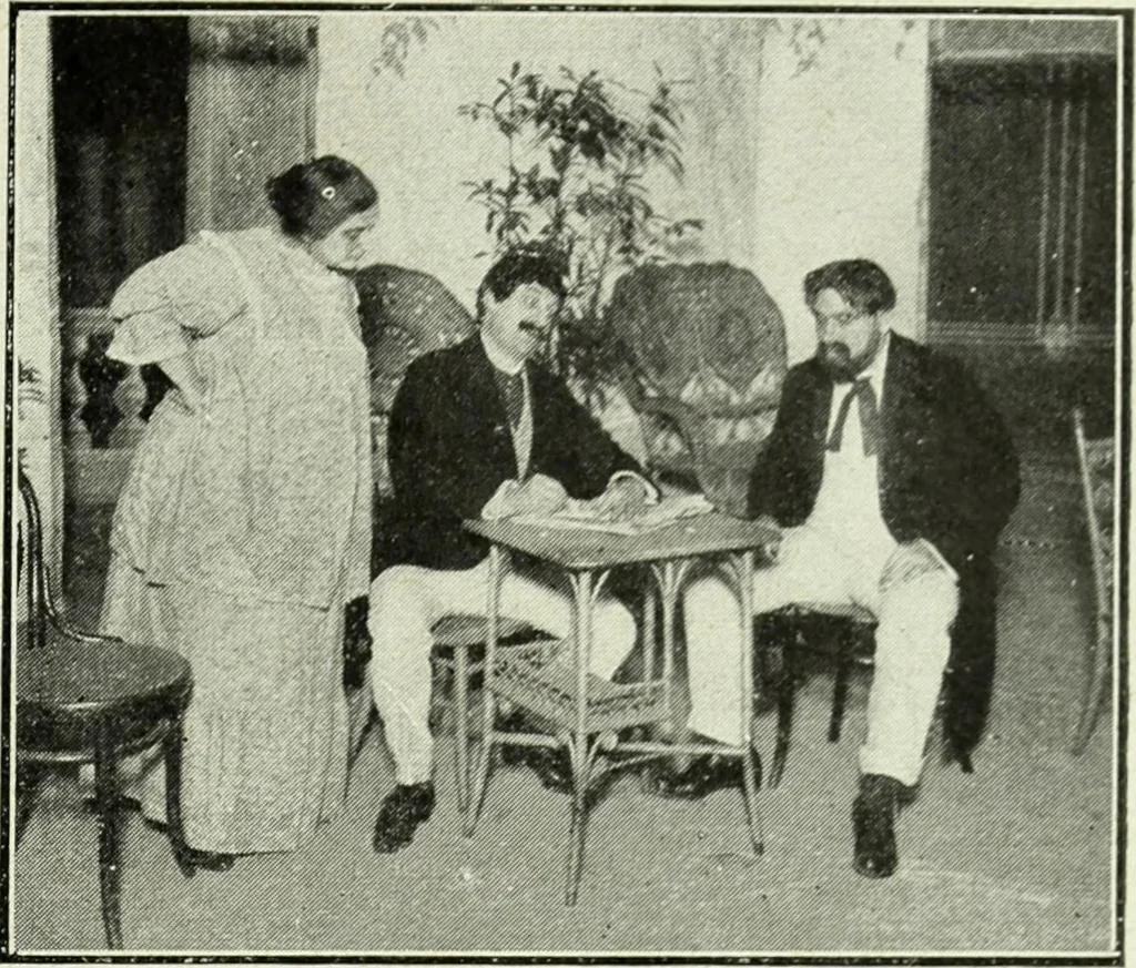 An illustration from Caras y caretas, 1898, leaf 930