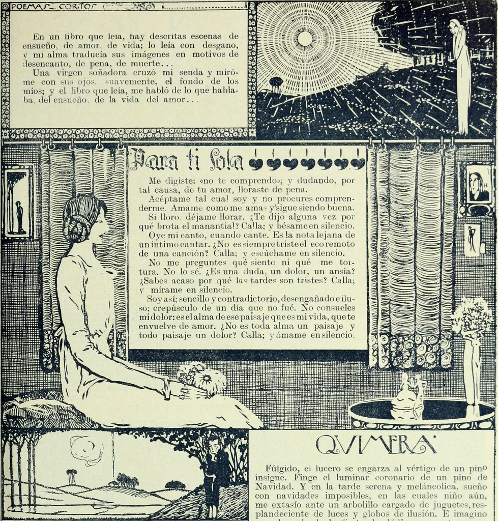 An illustration from Caras y caretas, 1898, leaf 936