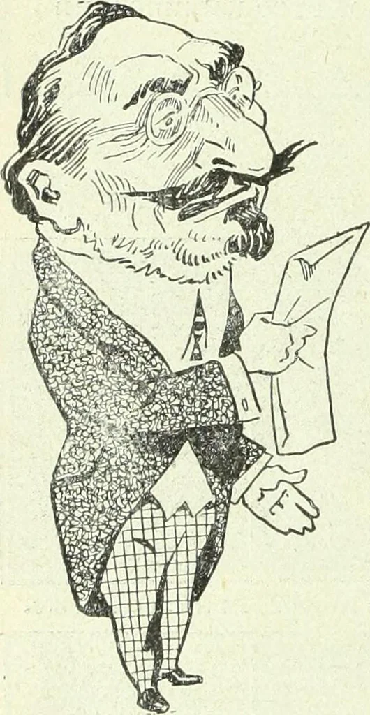 An illustration from Caras y caretas, 1898, leaf 95