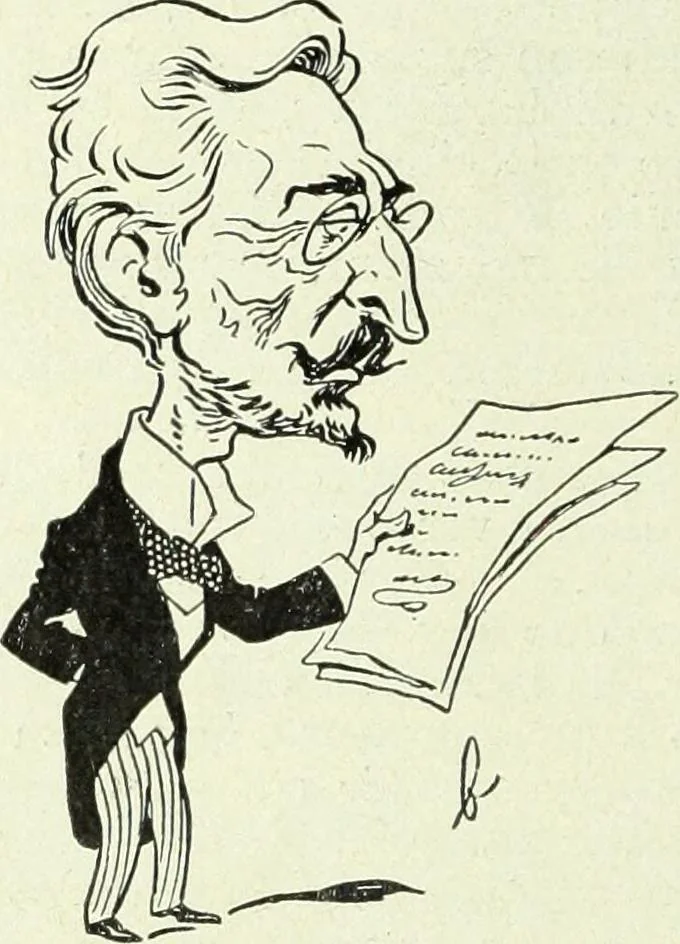 An illustration from Caras y caretas, 1898, leaf 95