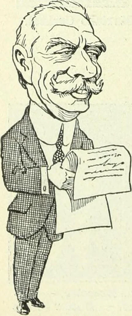 An illustration from Caras y caretas, 1898, leaf 95
