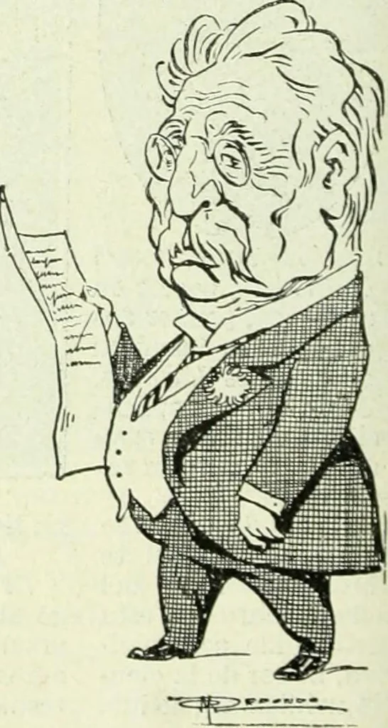 An illustration from Caras y caretas, 1898, leaf 95