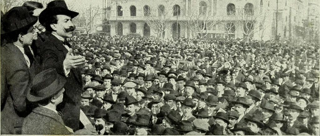 An illustration from Caras y caretas, 1898, leaf 952