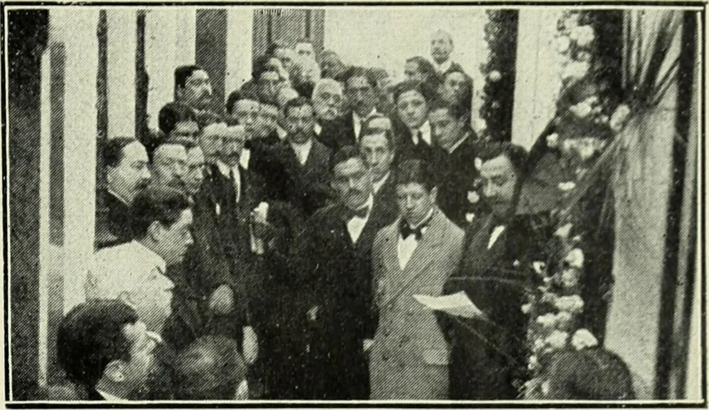 An illustration from Caras y caretas, 1898, leaf 958