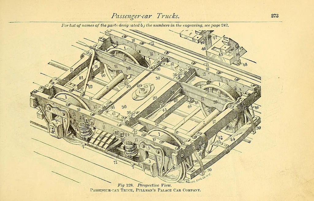 An illustration from The car-builder's dictionary: an illustrated vocabulary of terms which designate American railroad cars, their parts and attachments, 1879, leaf 293