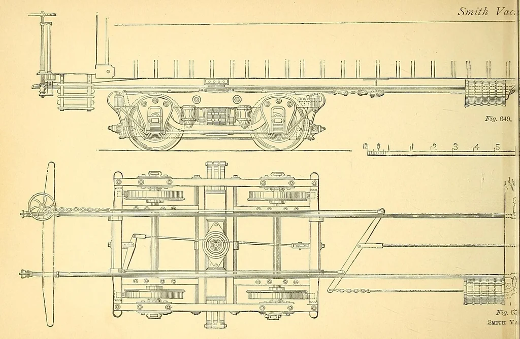 An illustration from The car-builder's dictionary: an illustrated vocabulary of terms which designate American railroad cars, their parts and attachments, 1879, leaf 466