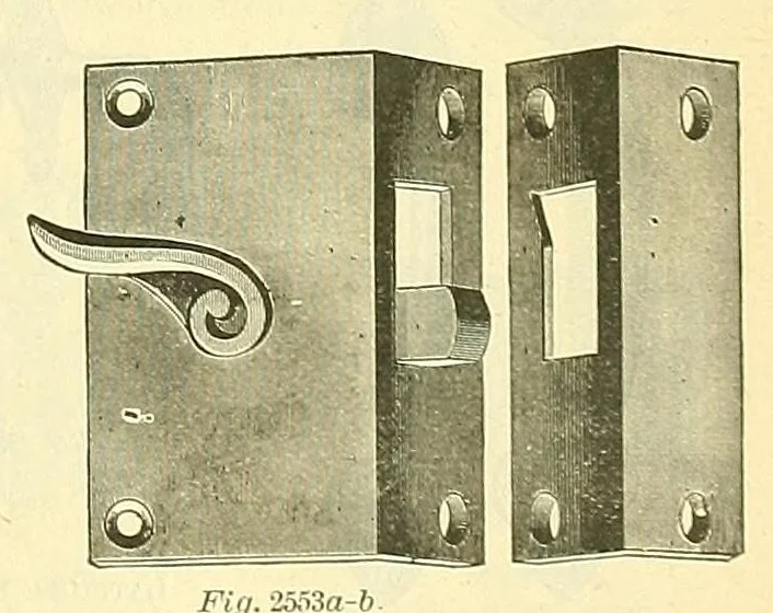 An illustration from Car-builder's dictionary; an illustrated vocabulary of terms which designate American railroad cars, their parts, attachments & details of construction;, 1898, leaf 389