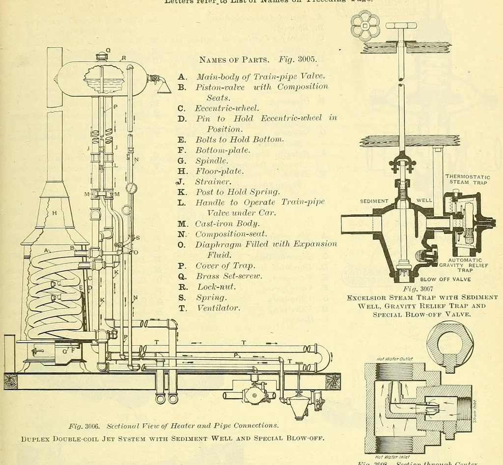 An illustration from Car-builder's dictionary; an illustrated vocabulary of terms which designate American railroad cars, their parts, attachments & details of construction;, 1898, leaf 411