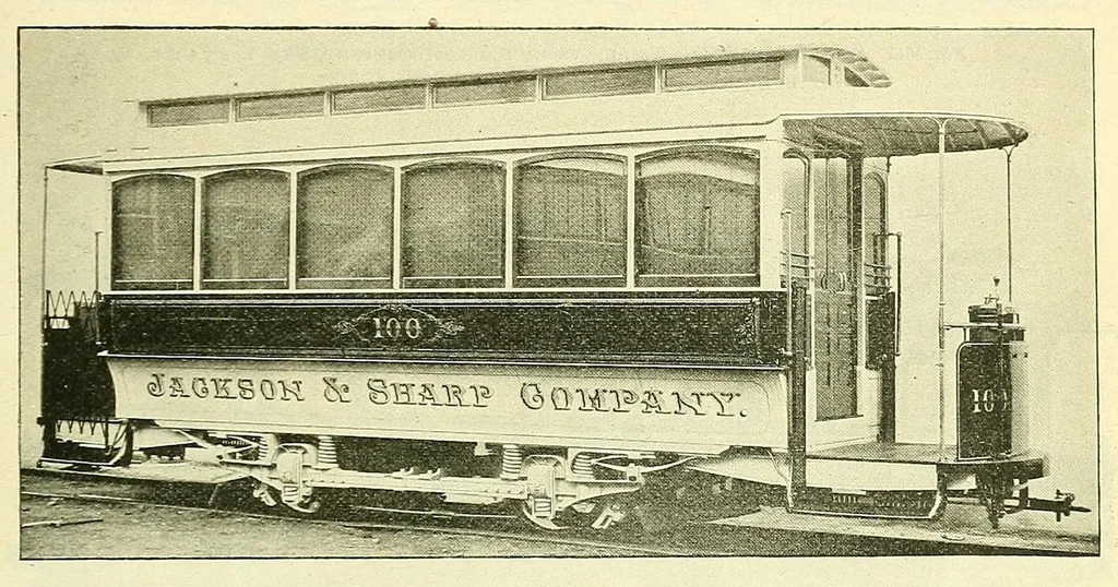 An illustration from Car-builder's dictionary; an illustrated vocabulary of terms which designate American railroad cars, their parts, attachments & details of construction;, 1898, leaf 549