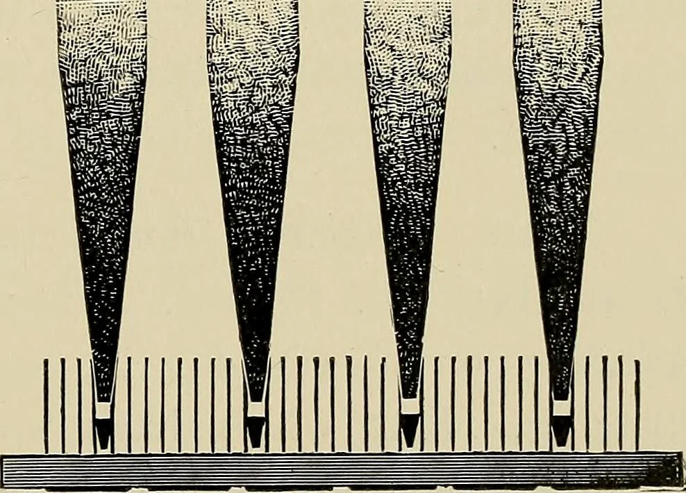 An illustration from Card grinding in theory and practice : a treatise upon the various methods of grinding card clothing used by spinners of cotton, wool, silk, and other textile fibres, 1922, leaf 20
