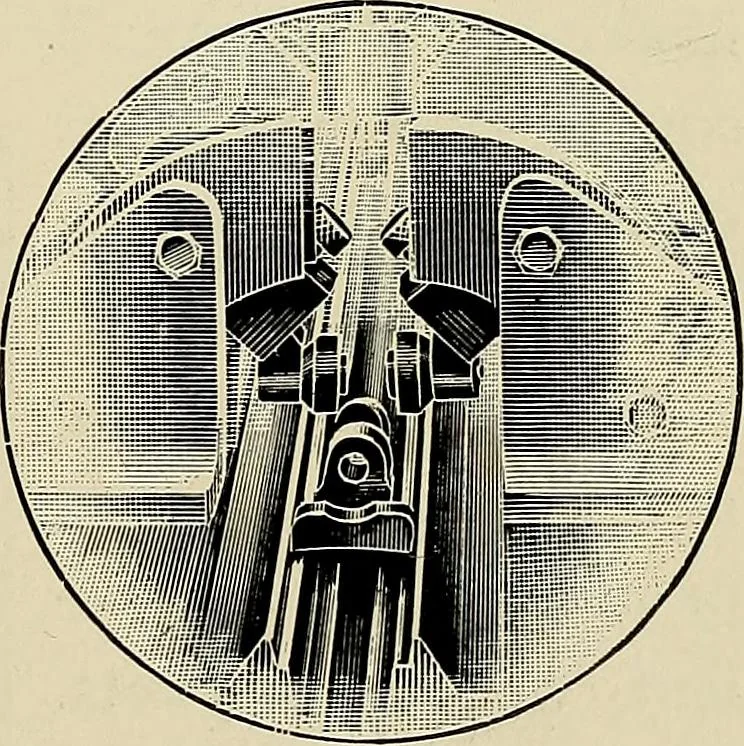 An illustration from Card grinding in theory and practice : a treatise upon the various methods of grinding card clothing used by spinners of cotton, wool, silk, and other textile fibres, 1922, leaf 46