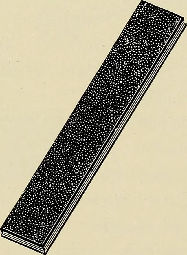 An illustration from Card grinding in theory and practice : a treatise upon the various methods of grinding card clothing used by spinners of cotton, wool, silk, and other textile fibres, 1922, leaf 58