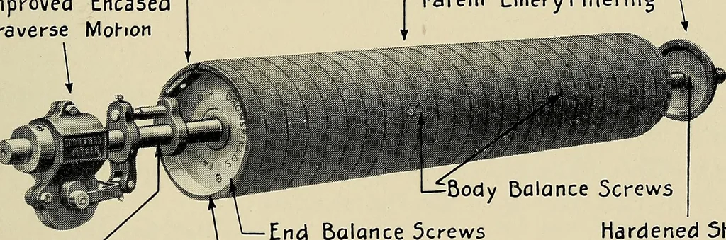 An illustration from Card grinding in theory and practice : a treatise upon the various methods of grinding card clothing used by spinners of cotton, wool, silk, and other textile fibres, 1922, leaf 72