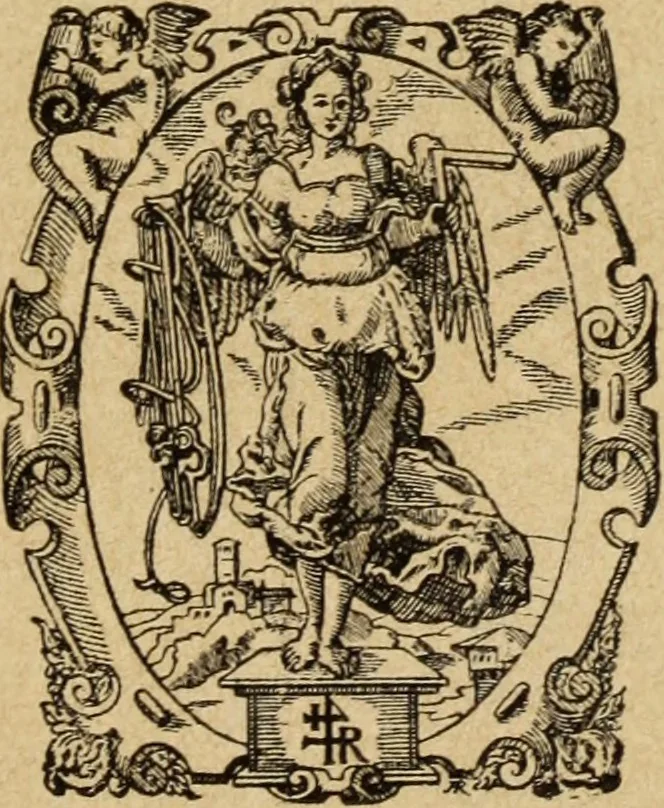 An illustration from Cardinal Albrecht von Brandenburg und das Halle'sche Heiligthumsbuch von 1520 : eine kunsthistorische Studie, 1892, leaf 4
