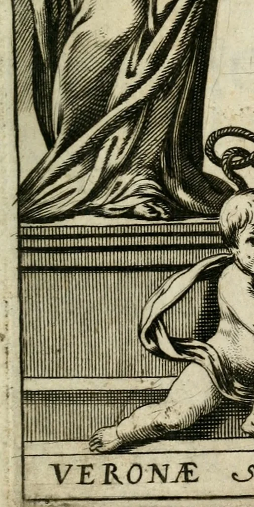An illustration from Cardiomorpheoseos sive ex corde desumpta emblemata sacra, 1645, leaf 4