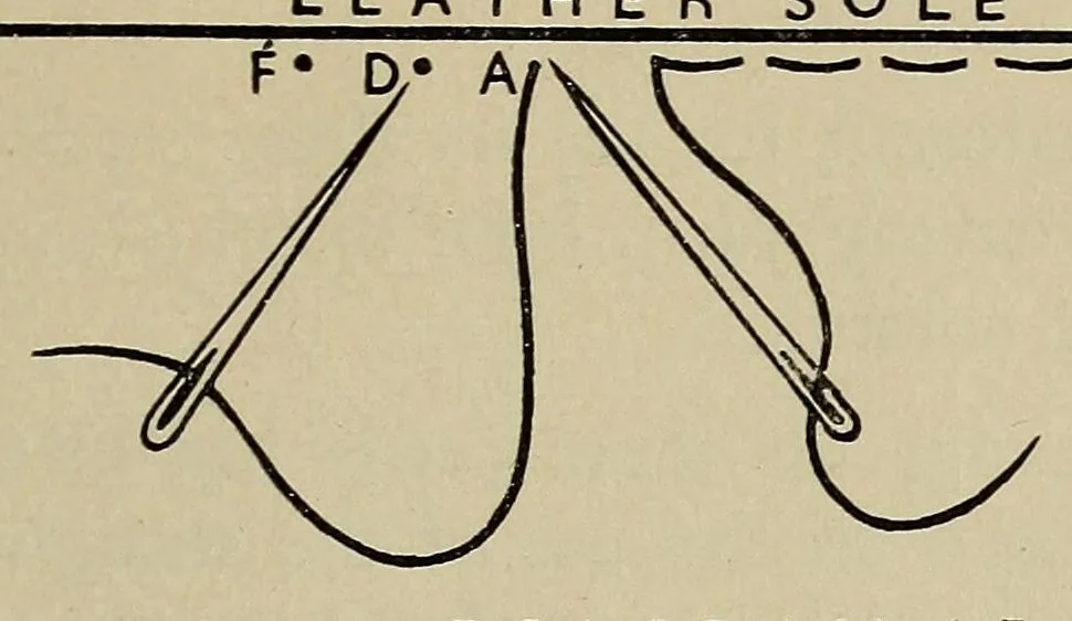 An illustration from Card loom weaving : sampler of twill weaving, 1900, leaf 19