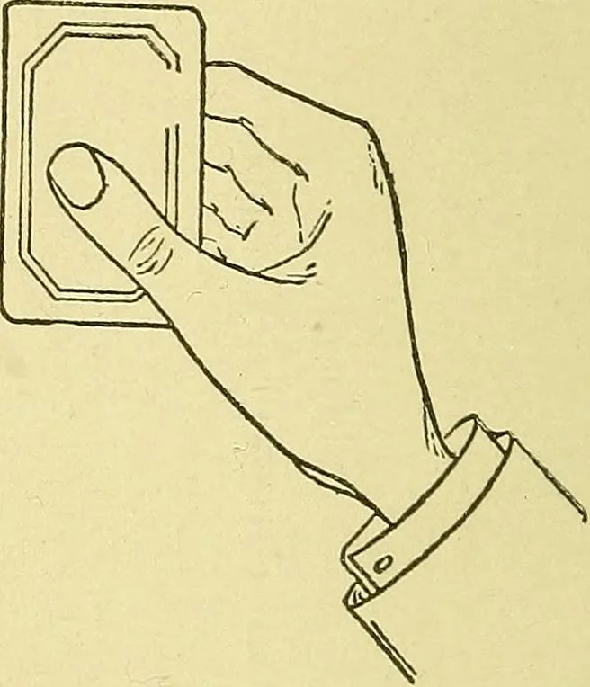 An illustration from Card tricks;, 1900, leaf 21