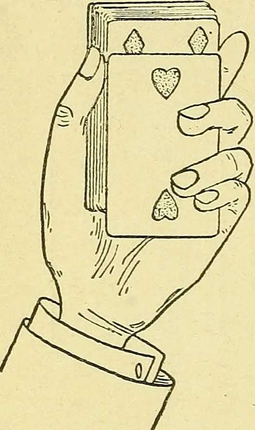 An illustration from Card tricks;, 1900, leaf 29