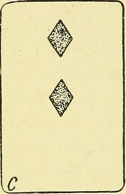An illustration from Card tricks;, 1900, leaf 99