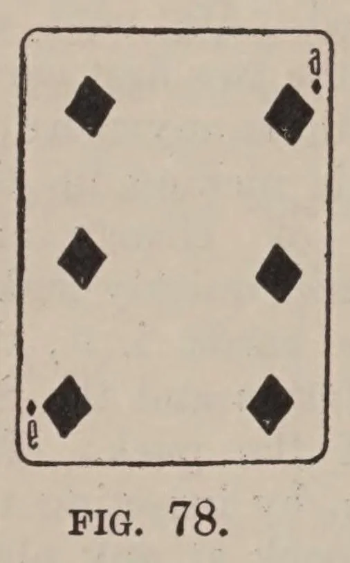 An illustration from Card tricks : how to do them and sleight of hand : designed for parlor and stage entertainments for the instruction of professionals and amateurs, 1902, leaf 159