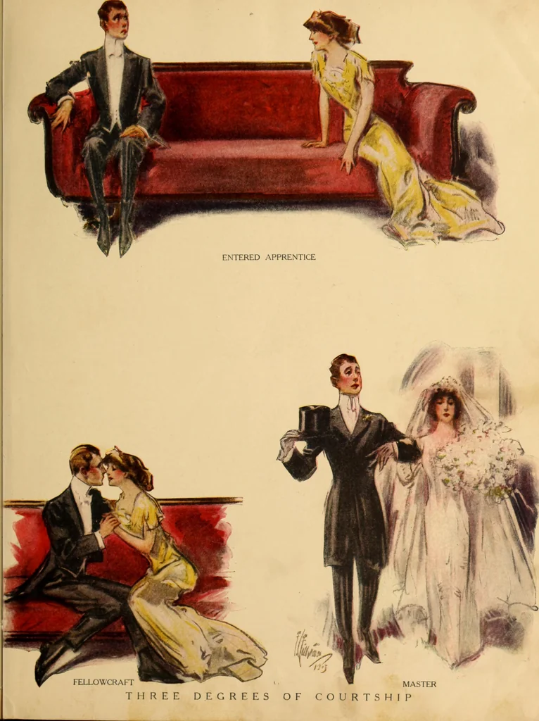 An illustration from Caricature. ed 1908, 1908, leaf 10