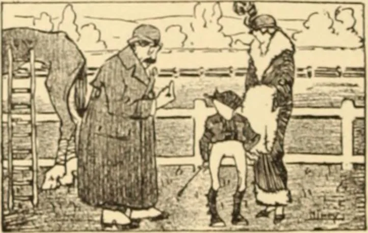 An illustration from Caricature. ed 1908, 1908, leaf 103