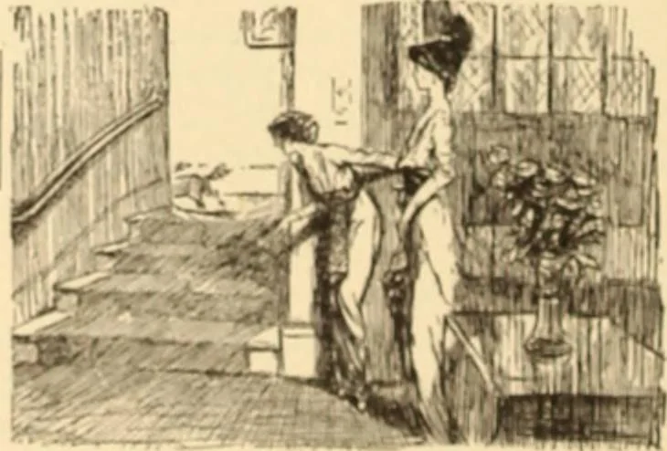An illustration from Caricature. ed 1908, 1908, leaf 103