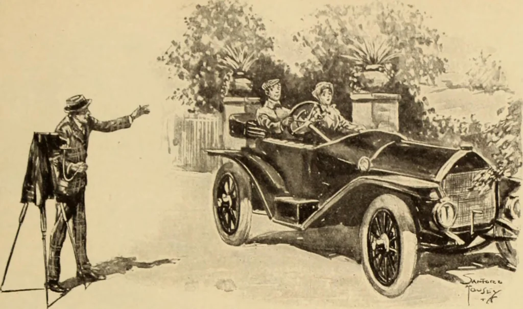 An illustration from Caricature. ed 1908, 1908, leaf 106