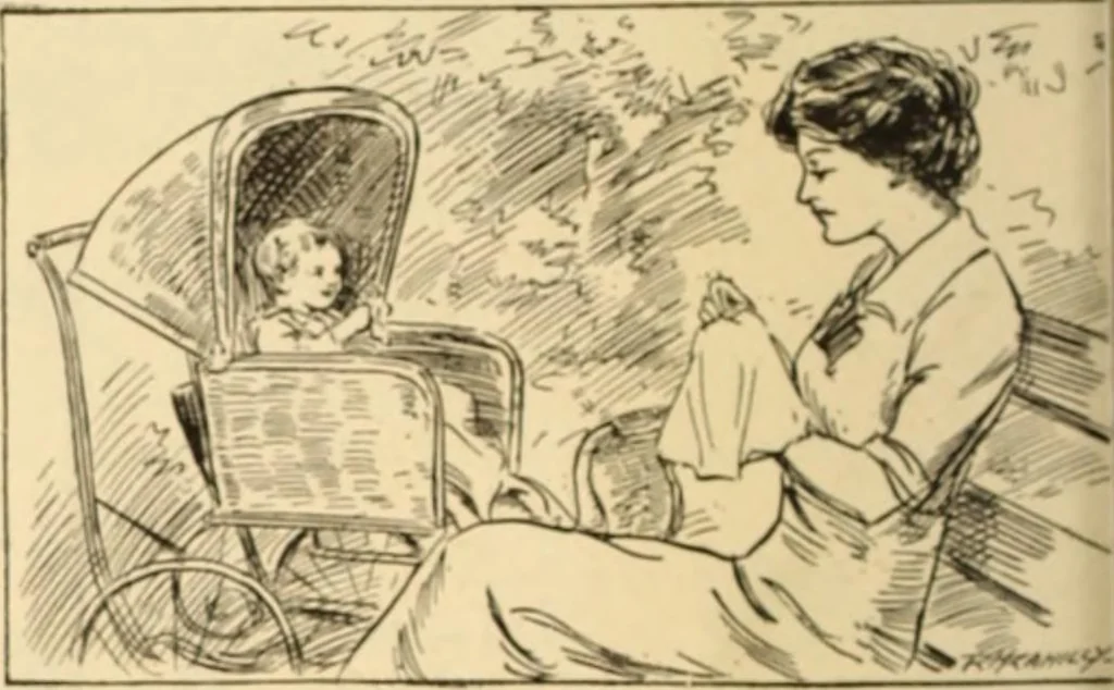 An illustration from Caricature. ed 1908, 1908, leaf 107