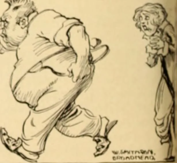 An illustration from Caricature. ed 1908, 1908, leaf 109