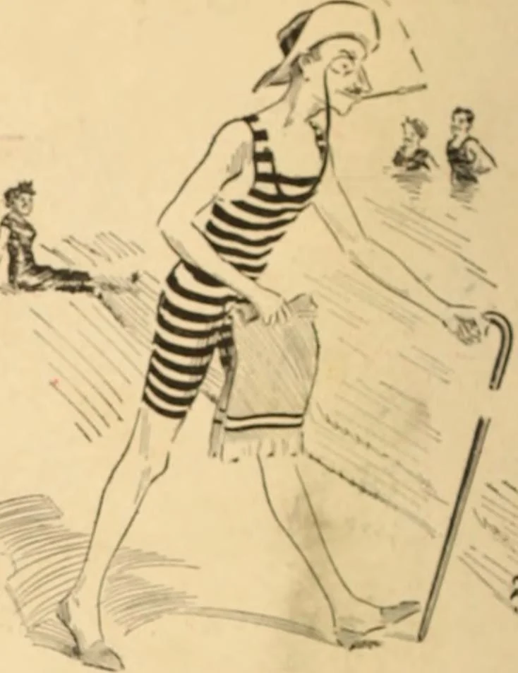 An illustration from Caricature. ed 1908, 1908, leaf 11