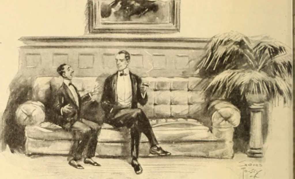 An illustration from Caricature. ed 1908, 1908, leaf 115