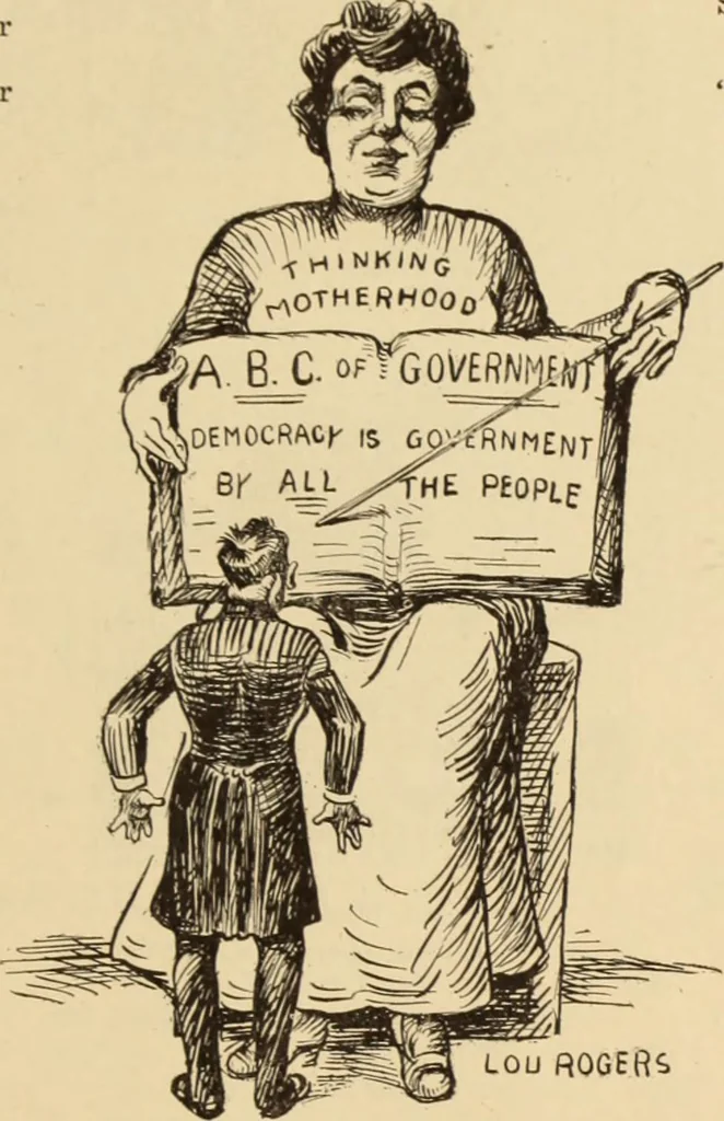 An illustration from Caricature. ed 1908, 1908, leaf 116