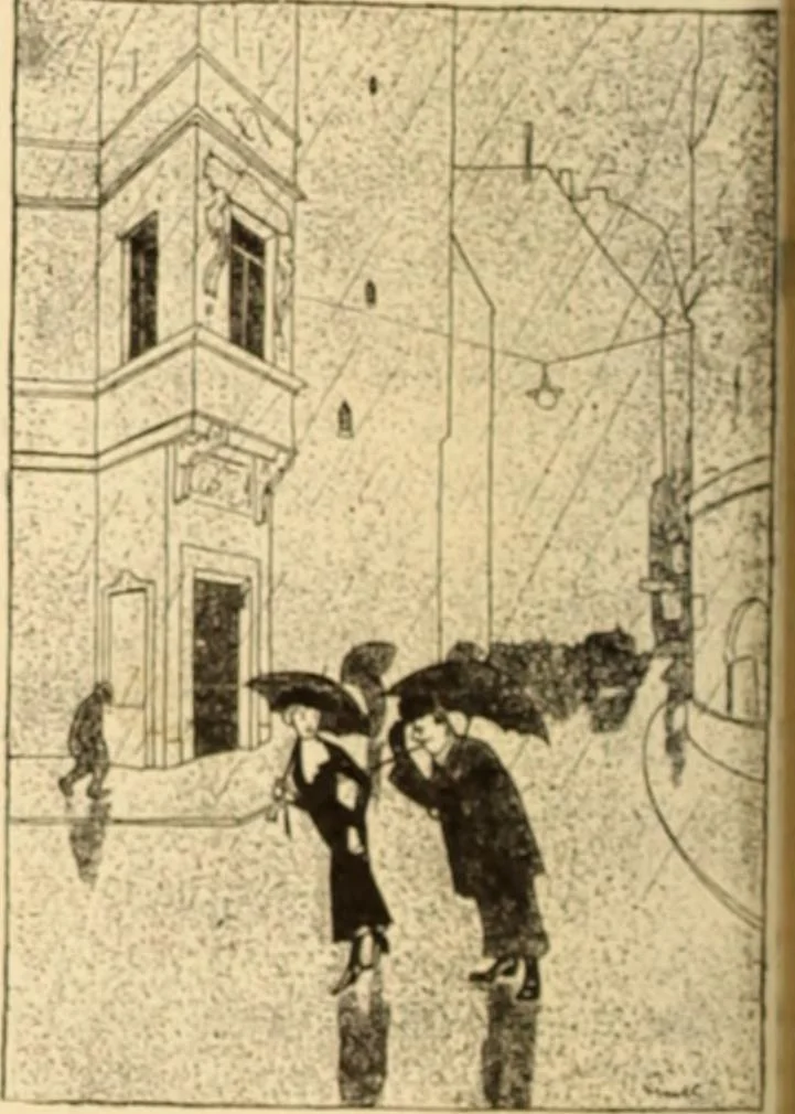 An illustration from Caricature. ed 1908, 1908, leaf 117