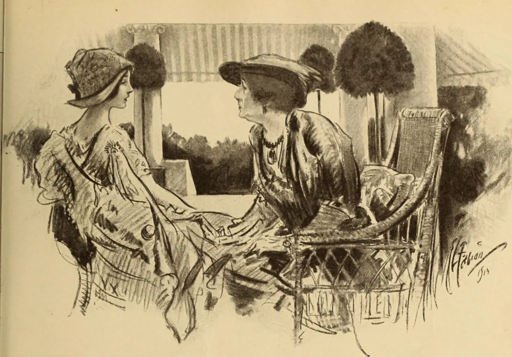 An illustration from Caricature. ed 1908, 1908, leaf 118