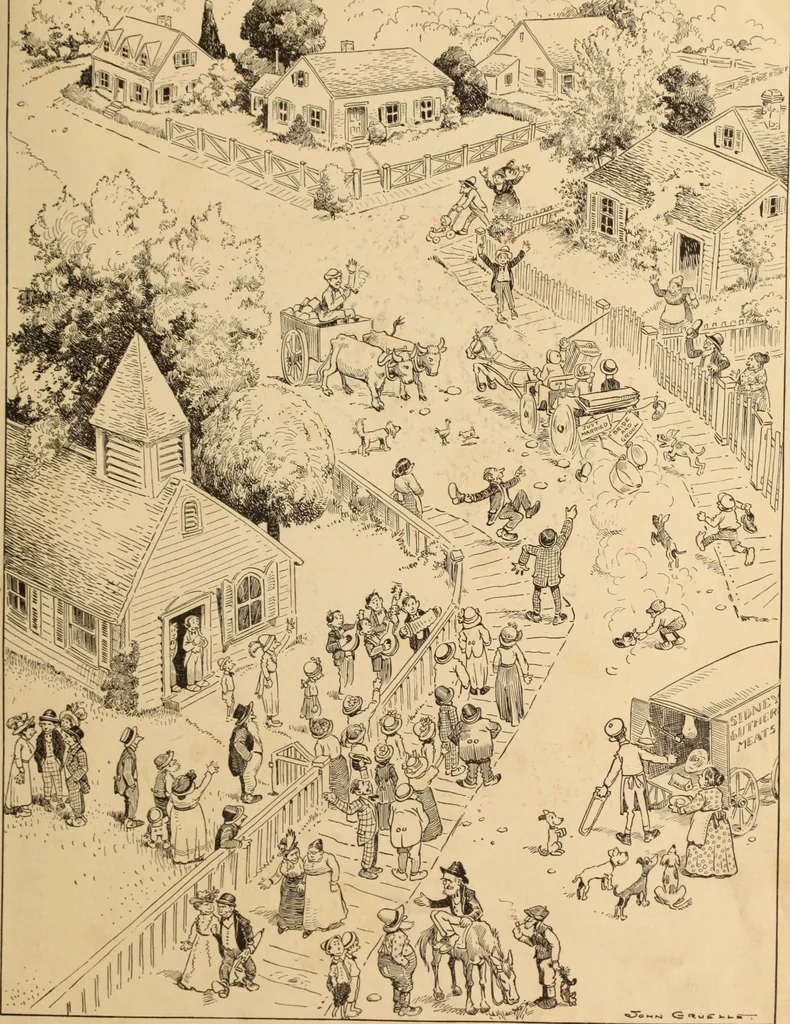 An illustration from Caricature. ed 1908, 1908, leaf 12
