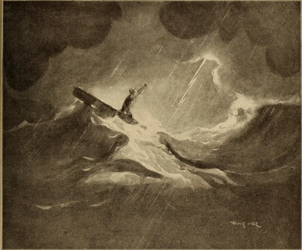 An illustration from Caricature. ed 1908, 1908, leaf 122
