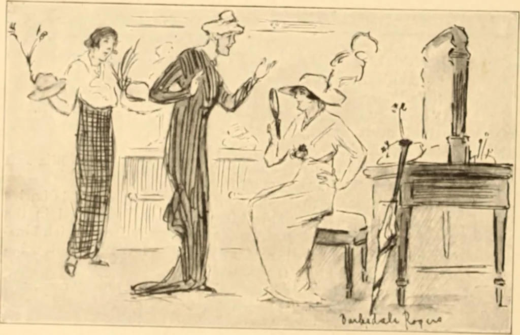 An illustration from Caricature. ed 1908, 1908, leaf 125