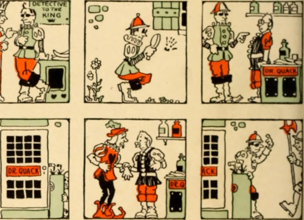 An illustration from Caricature. ed 1908, 1908, leaf 127