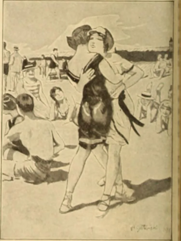 An illustration from Caricature. ed 1908, 1908, leaf 129