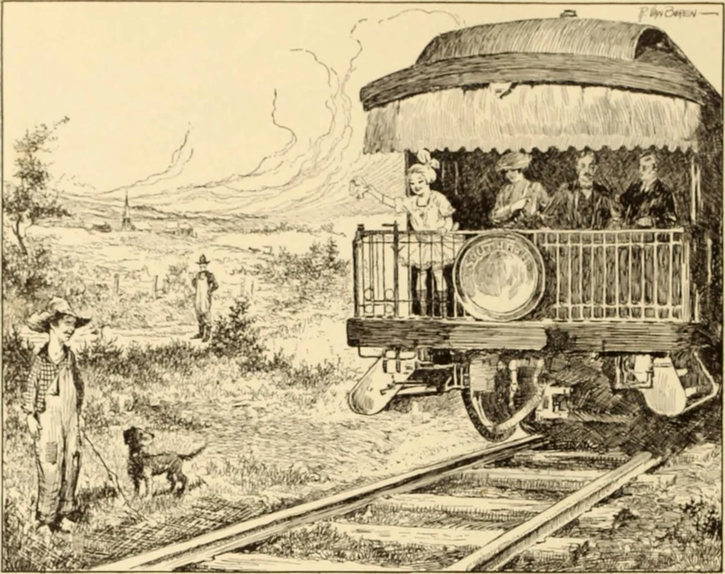 An illustration from Caricature. ed 1908, 1908, leaf 131