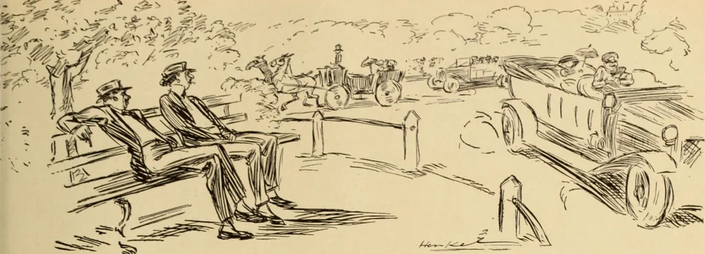 An illustration from Caricature. ed 1908, 1908, leaf 132