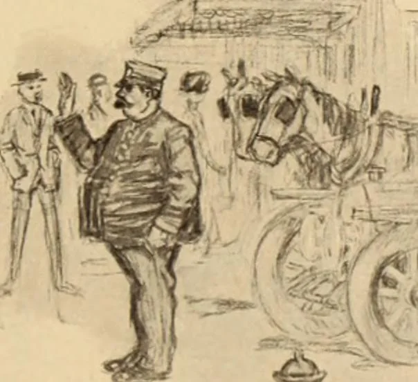An illustration from Caricature. ed 1908, 1908, leaf 132