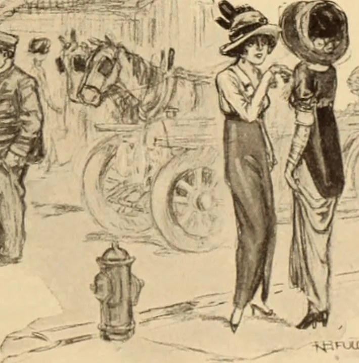 An illustration from Caricature. ed 1908, 1908, leaf 132