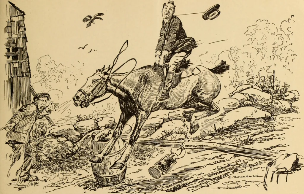 An illustration from Caricature. ed 1908, 1908, leaf 14