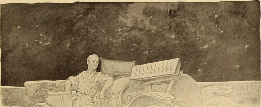 An illustration from Caricature. ed 1908, 1908, leaf 140