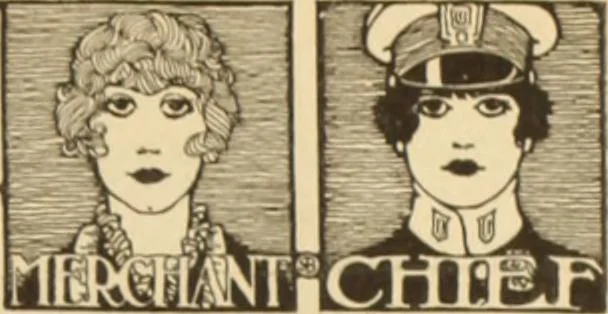An illustration from Caricature. ed 1908, 1908, leaf 142