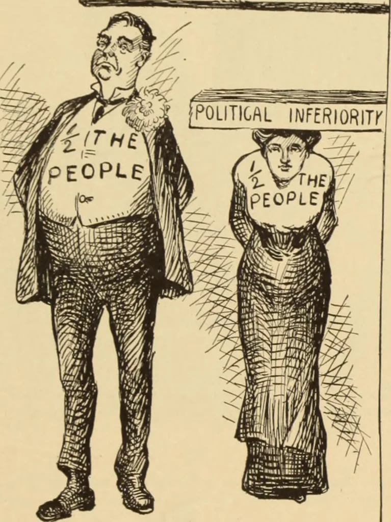 An illustration from Caricature. ed 1908, 1908, leaf 142