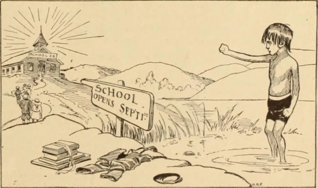 An illustration from Caricature. ed 1908, 1908, leaf 146