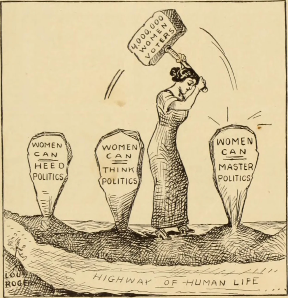 An illustration from Caricature. ed 1908, 1908, leaf 154
